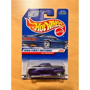 Hot Wheels 1998 First Editions Tail Dragger Purple Die Cast Car #24 of 40